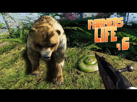 Видео: Взорвется ли медведь на мине? - ч6 Farmer's Life