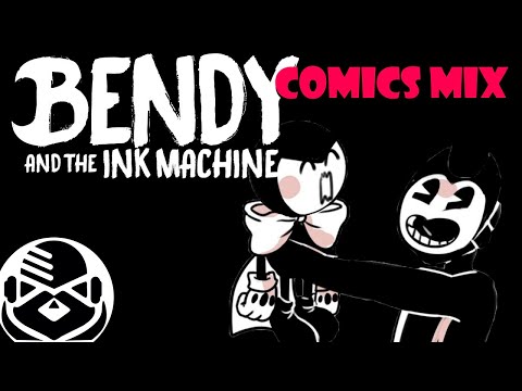 Видео: Bendy and The Ink Machine - Comics MIX Dub Rus by E•NOT TIME "Милый Бенди Забухал"