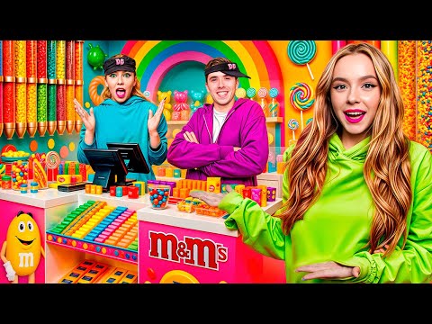 Видео: РАБОТАЮ в Магазине СЛАДОСТЕЙ 24 часа Челлендж!