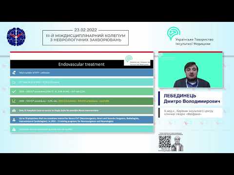 Видео: Стандарти надання медичної допомоги при гострому мозковому інсульті, Лебединець Дмитро Володимирович