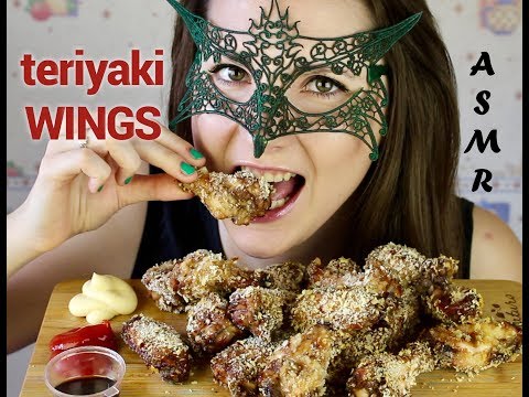 Видео: АСМР Крылышки Терияки + Приготовление/ASMR Mukbang Homemade TERIYAKI WINGS