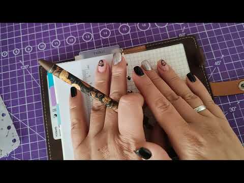 Видео: как организовать маленький блокнот на кольцах А7 или #pocket