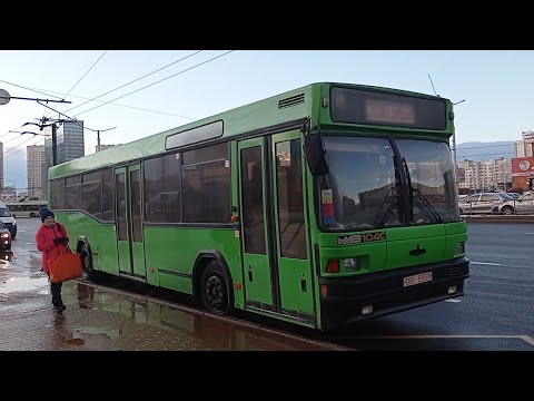 Видео: МАЗ 104.С20 (ГОС. ОВ 5550) служебный маршрут Аксаковщина (остановка "С.м. Каменная горка")