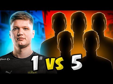 Видео: КОГДА S1MPLE ОСТАЕТСЯ 1 vs 5