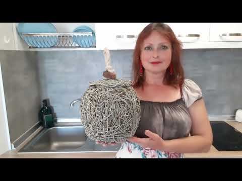 Видео: САМАЯ ДОРОГОСТОЯЩАЯ!!! КОРЗИНА- КАШПО натурального плетения#diy #art #homedecor #art #натуральное