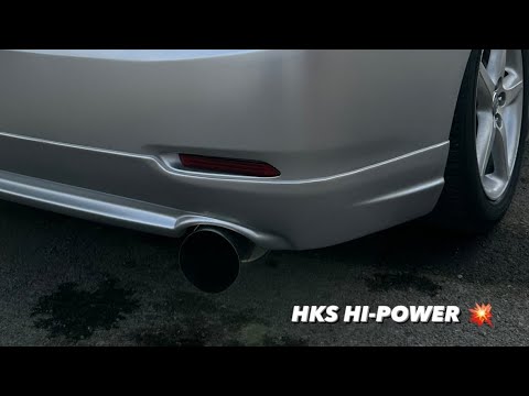 Видео: [5] HKS HI-POWER JAPAN 🇯🇵 - Выхлоп TOYOTA ALLION 260