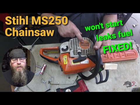 Видео: Stihl MS250 не заводится — устранена проблема