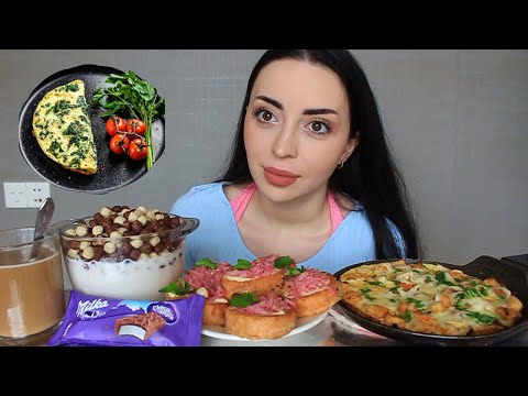 Видео: И ОПЯТЬ НЕ ПОЛУЧИЛОСЬ 😩 Мукбанг завтрак 🍳 Ayka Emilly