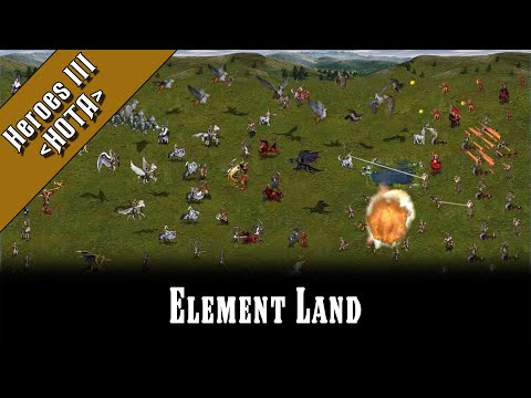 Видео: Heroes 3 [HOTA] ► Карта "Element Land 1vs7", часть 2