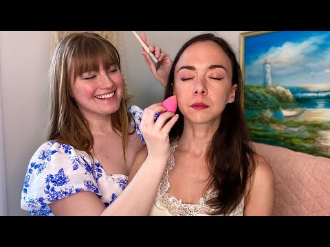Видео: Пасхальный макияж и уход за кожей ASMR от @ilovekatieasmr | Tingly RP для сна
