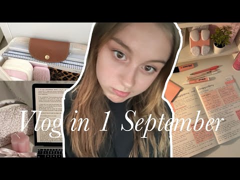 Видео: Vlog in 1 September 🫧  Влог с 1 сентября , иду в 9 класс 🏫