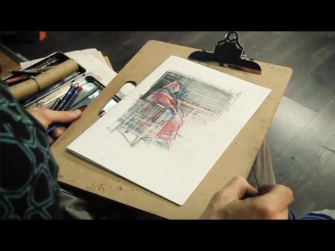 Видео: Ольга Иордан о рисовании по школе ВХУТЕМАСа. Третья часть, о цветном рисунке