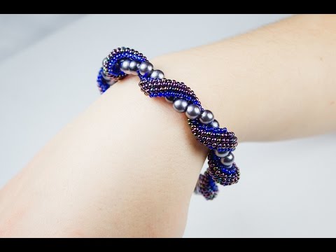 Видео: Жгут кирпичным плетением (Часть 2/2)