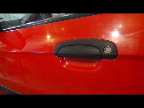 Видео: Как снять наружную ручку передней и задней двери. Hyundai Getz.