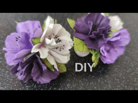 Видео: DIY/ МК 🌿🌸🌿букетики для дівчинки на резинці/ для новачків