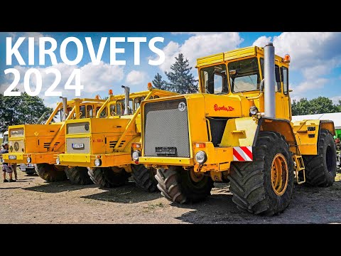 Видео: Russian tractor Kirovets 2024 🚜Power engine V8 - V12 🚜Исторический Советский Трактор