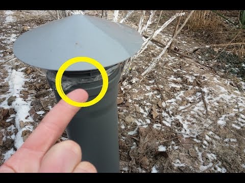 Видео: Вентиляция СЕПТИКов зимой. Решение за 1 копейку )))
