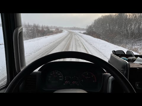 Видео: #ВЛОГ  ДОРОГА домой попал в БУРАН ч.2