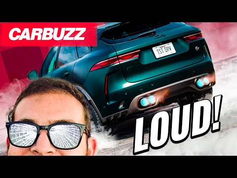 Видео: Тест-драйв #Jaguar F-Pace #SVR 2021 года #Обзор: ГРОМКО, ГРОМКО и ещё ГРОМКО