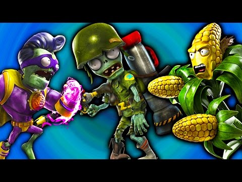 Видео: Зомби против Растений видео   БИТВА с ЗОМБИ Боссами в смешной игре Plants vs Zombies GW 2