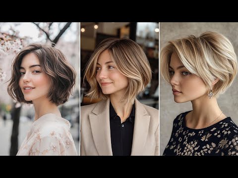 Видео: Стрижка боб-каре для тонких волос. Стрижка боб-пикси для женщин. Как укладывать асимметричный боб.