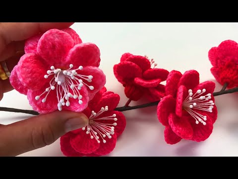 Видео: Вязание крючком сливы