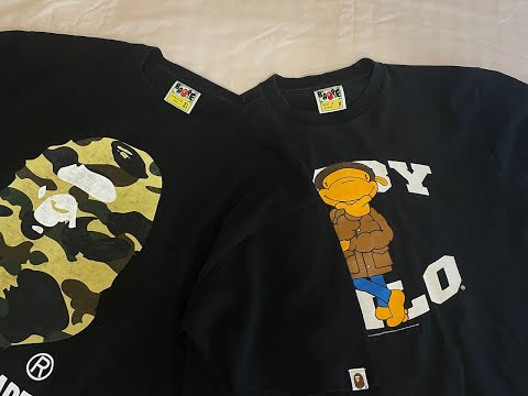 Видео: Как отличить оригинальную футболку Bape!? legit check Tee Bape