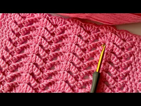 Видео: ВАУ, это за гранью красоты: Вязание крючком - это просто и элегантно! Красивый и легкий узор крючком