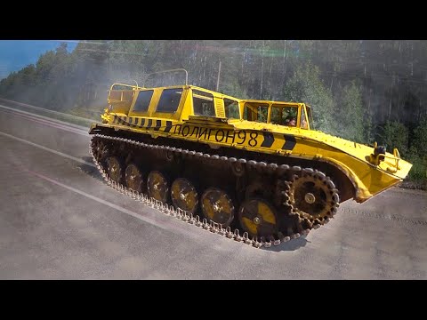 Видео: 100 км/ч на БМП по грунтовке. Реально?