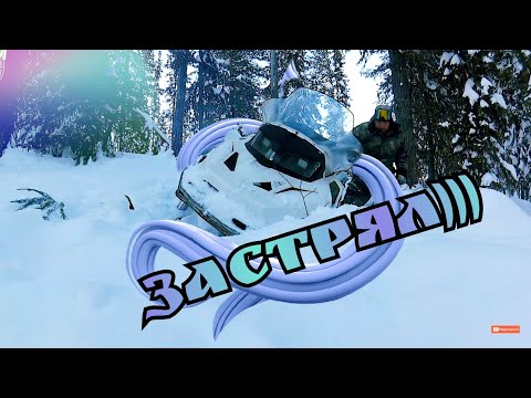 Видео: Один в Тайге. Покатушка на снегоходе. Stels Viking 600. Таёжная Дача. Весна 2021.