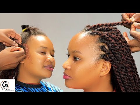 Видео: Я не знала, что такую ​​причёску можно сделать с моими слабыми волосами. Вот это техника!