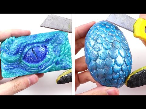 Видео: Удовлетворяя Мыло Режущий! резка реалистический Мыла! странно Удовлетворяя и Расслабляющий ASMR! # 6