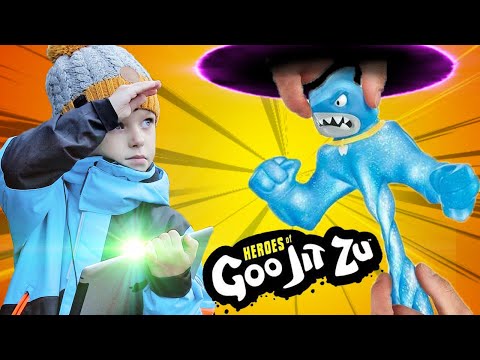 Видео: Герои Гуджитсу игрушки как Егор их перехватил! Heroes of Goo Jit Zu