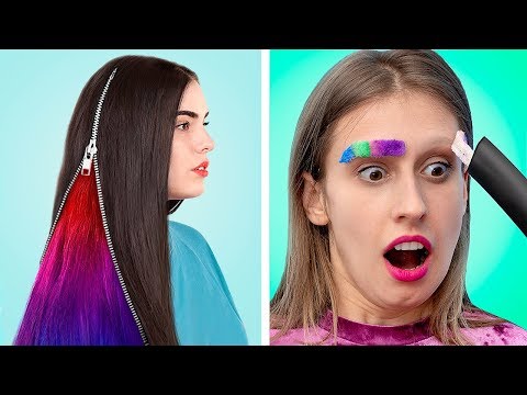 Видео: 13 лайфхаков, которые не изменят жизнь девушек / Фейковая внешность