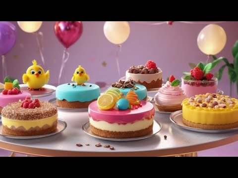 Видео: Sing das Sixpence Lied – Royal Bake Off Edition | Kinderlied | Немецкая детская песенка | Детская...