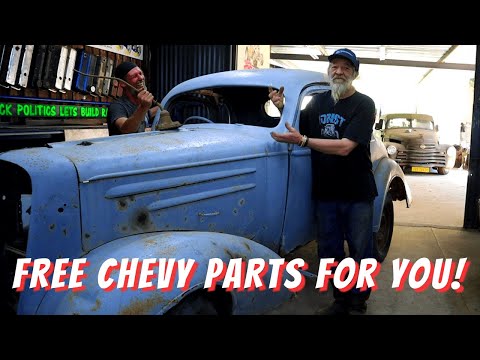 Видео: Мы раздаем БЕСПЛАТНЫЕ запчасти Chevrolet 1936 года!
