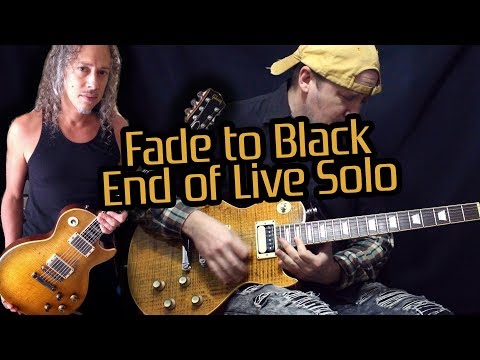 Видео: Концовка Live Соло Fade to Black - Metallica! Разбор с табами!