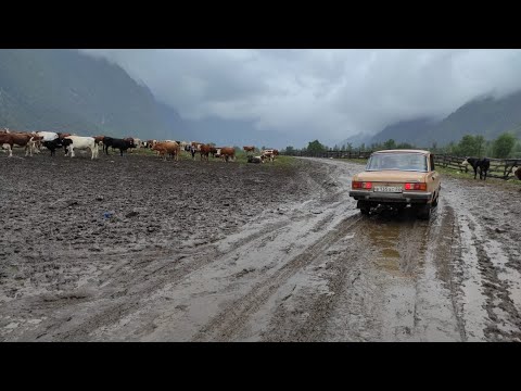 Видео: Путешествие по Алтаю на Москвиче-2140SL/ Кырсай /На пароме по Телецкому озеру/Четвертый и пятый день