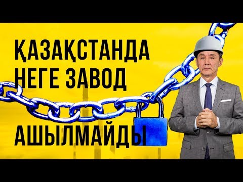 Видео: ҚАЗАҚСТАНДА НЕГЕ ЗАВОД АШЫЛМАЙДЫ ?