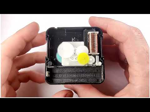 Видео: Разборка и сборка кварцевого часового механизма Sangtai 6168S с плавным ходом для настенных часов