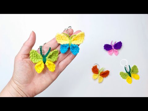Видео: 🌸Как связать Красивую Бабочку крючком всего за 15 минут! 🌸 #amigurumi #crochet