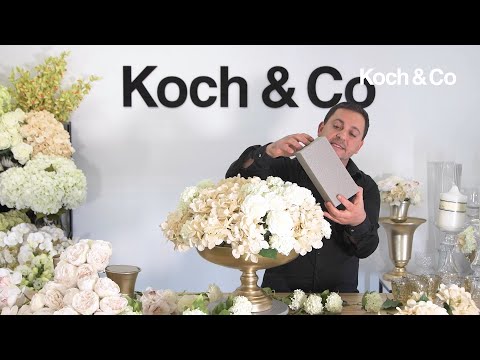 Видео: Koch & Co и John Emmanuel — Как создать роскошный свадебный стол с помощью искусственных цветов