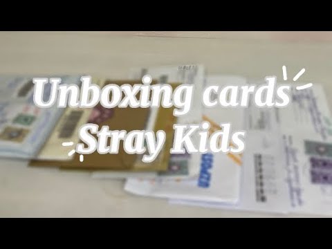 Видео: 💫Распаковка карт Stray Kids/unboxing stray kids cards💫