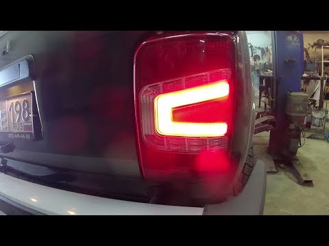 Видео: Светодиодные задние фонари на Ниве