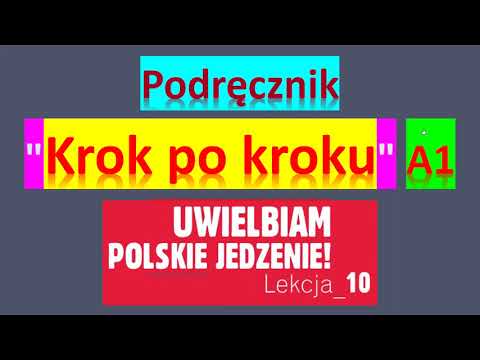 Видео: Krok po kroku A1. Урок 10, часть 1. Польский язык. Język polski.