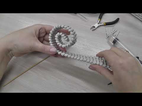 Видео: Полозья для санок из газетных трубочек