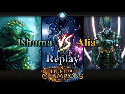 Видео: Классический гипнотезер и душная Алия | Ishuma vs Alia Might & Magic: Duel of Champions 🎦Replay №1