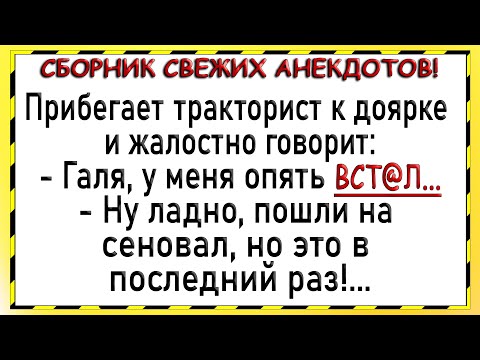 Видео: Как тракторист доярку упрашивал! Сборник свежих анекдотов! Юмор!