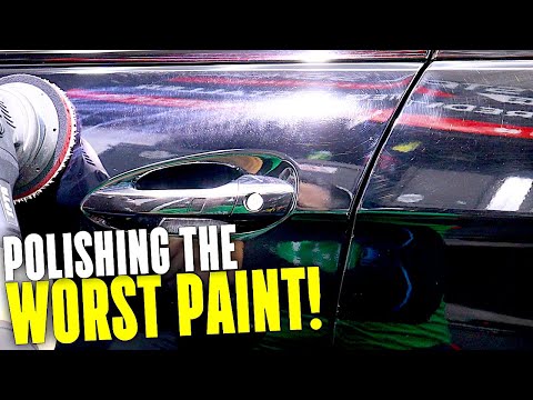 Видео: Mercedes E63 S AMG / Полировка потёртой чёрной краски! #vonixx #детейлинг #полировка