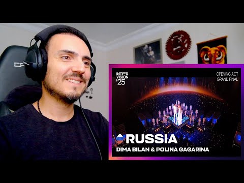 Видео: открытии Интервидение 2025 Полина Гагарина и Дима Билан - На заре Reaction